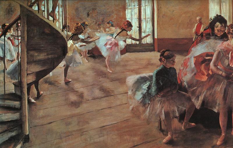 Edgar Degas The Rehearsal